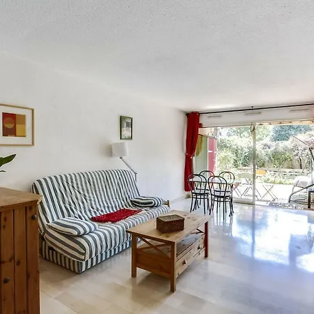 Appartement 2p Calme, Jardin, Piscine, Proche Mer, Tout Equipe Antibes